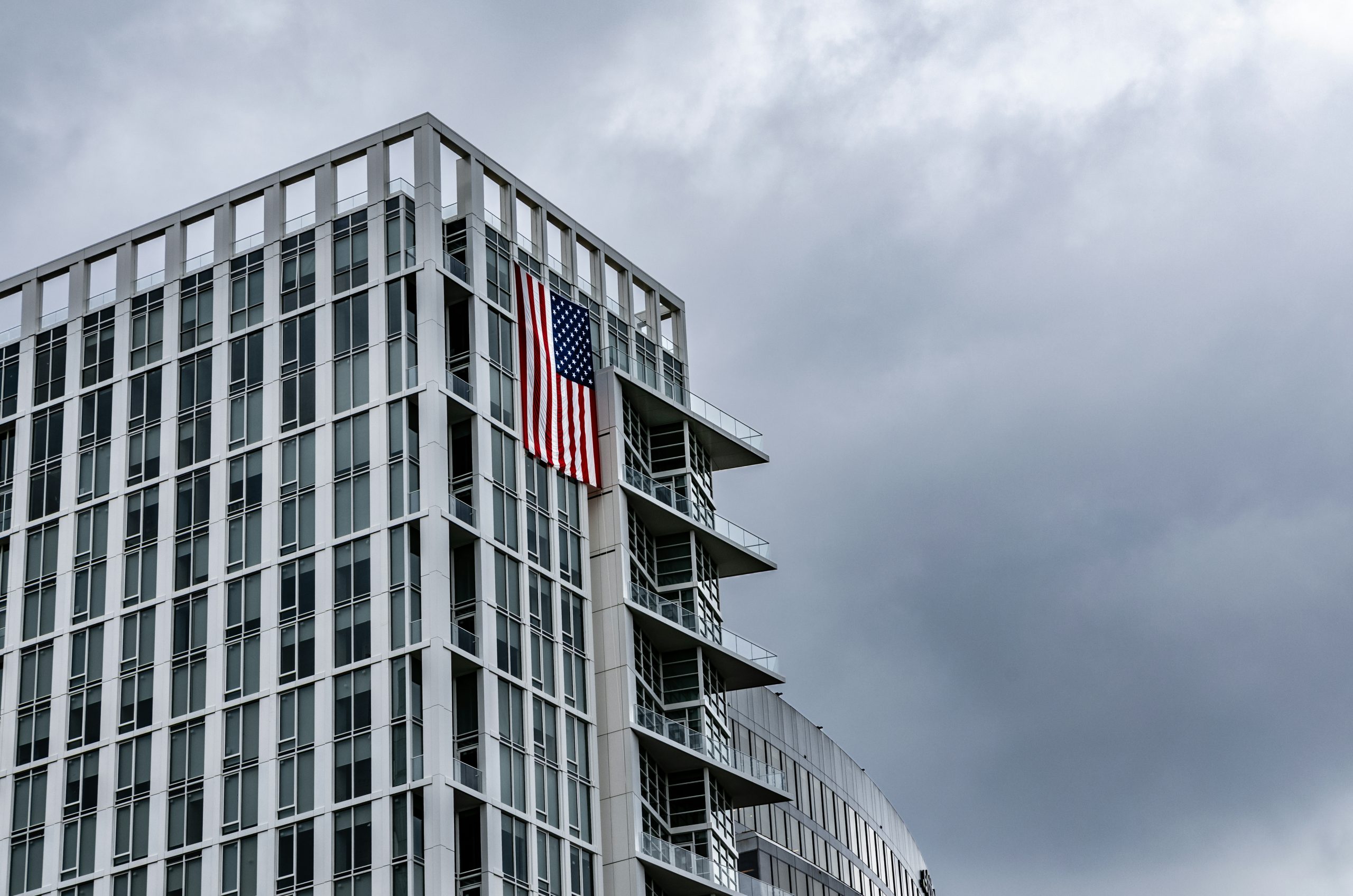 Verdant Large American Flag Hanging