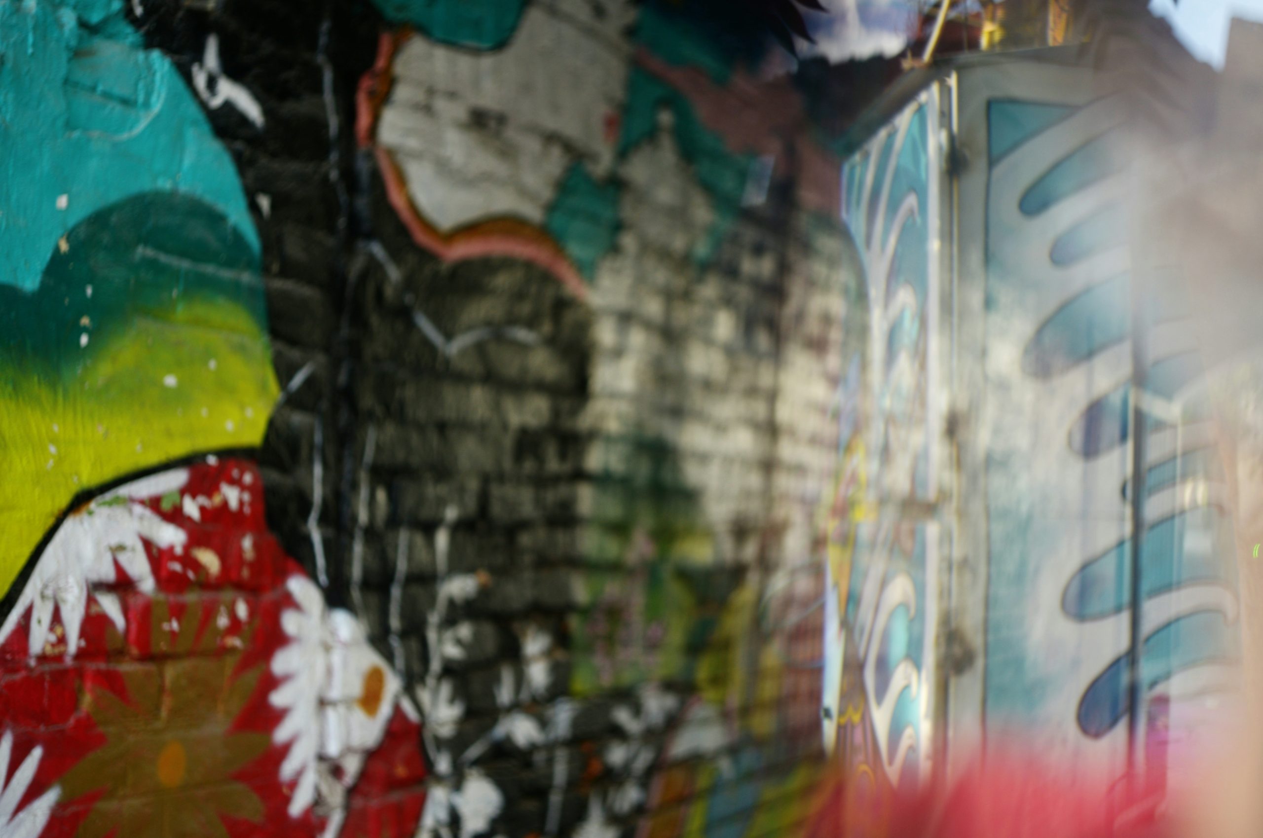 Amber Colorful Mural Painted