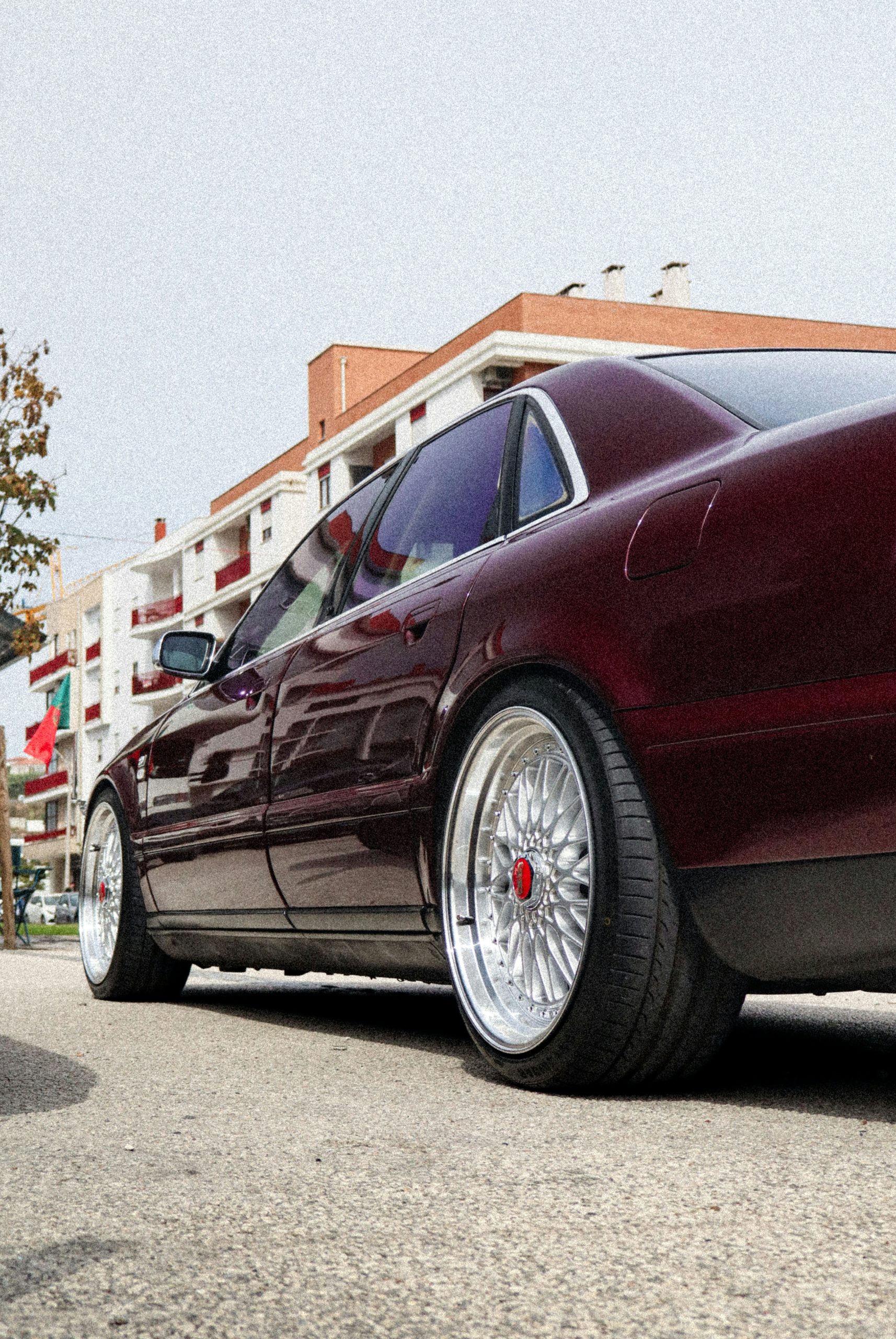 Coastal Dark Maroon Sedan