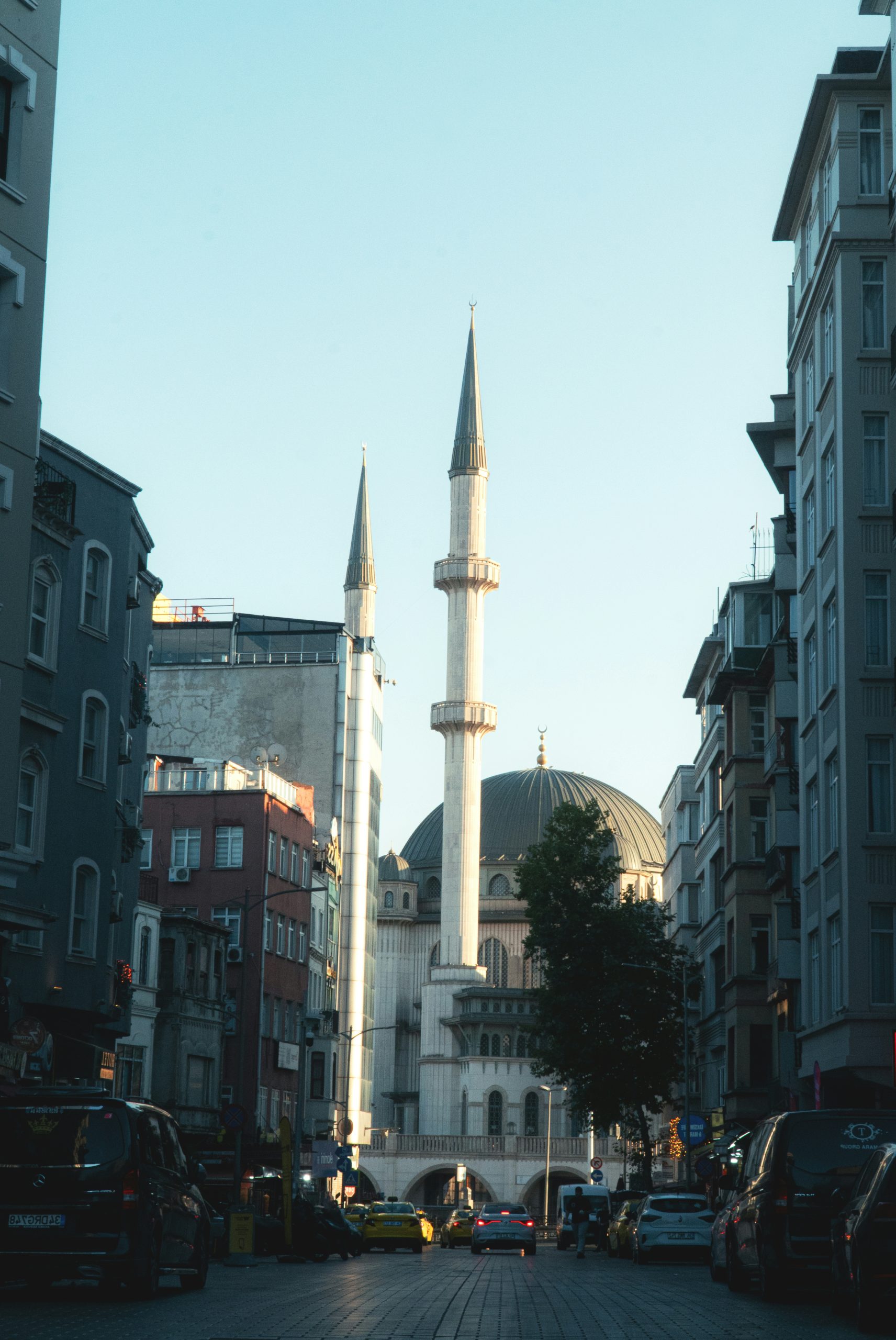 Cobalt Mosque With A