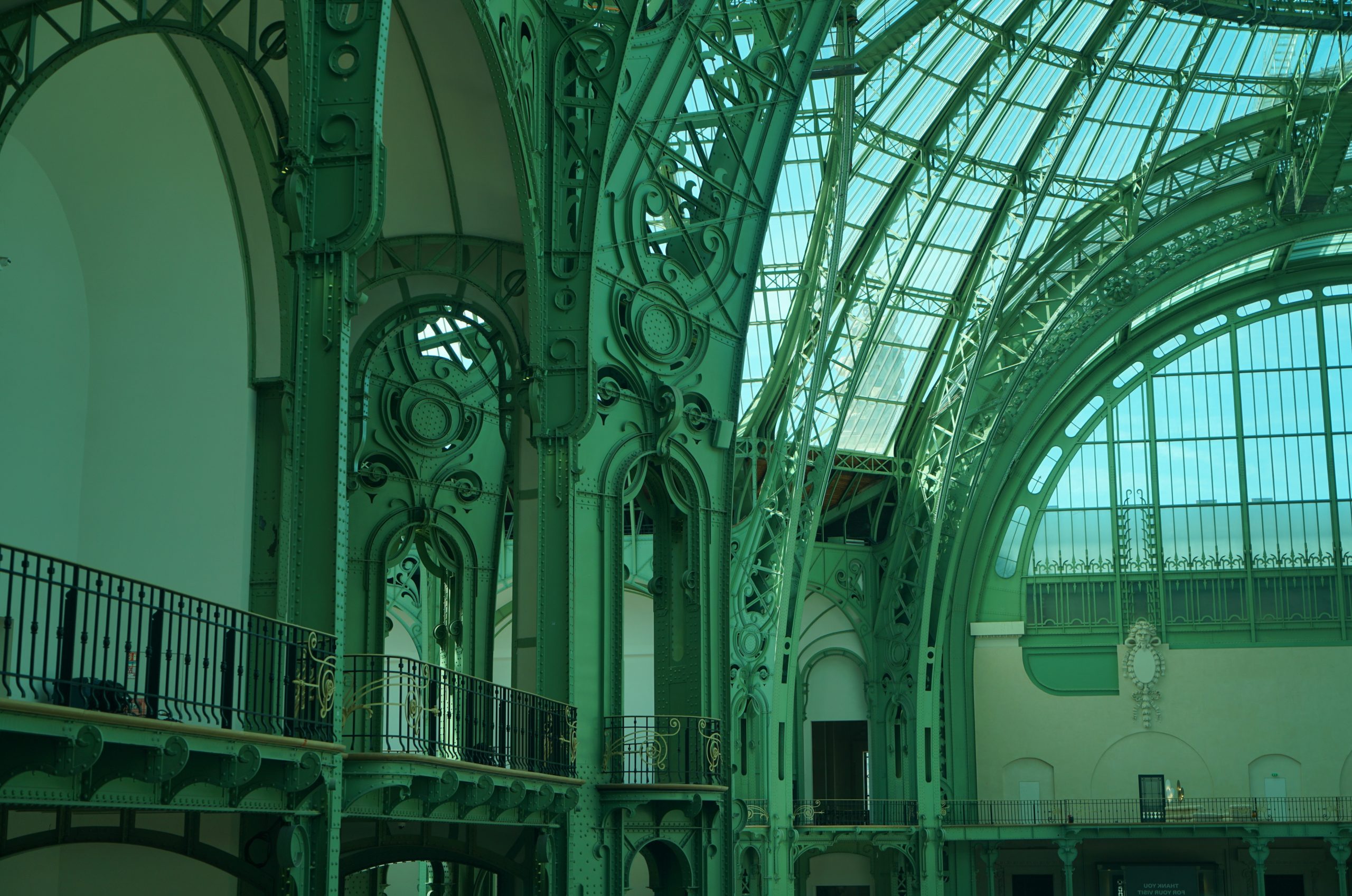 Crimson Ornate Green Iron Arches