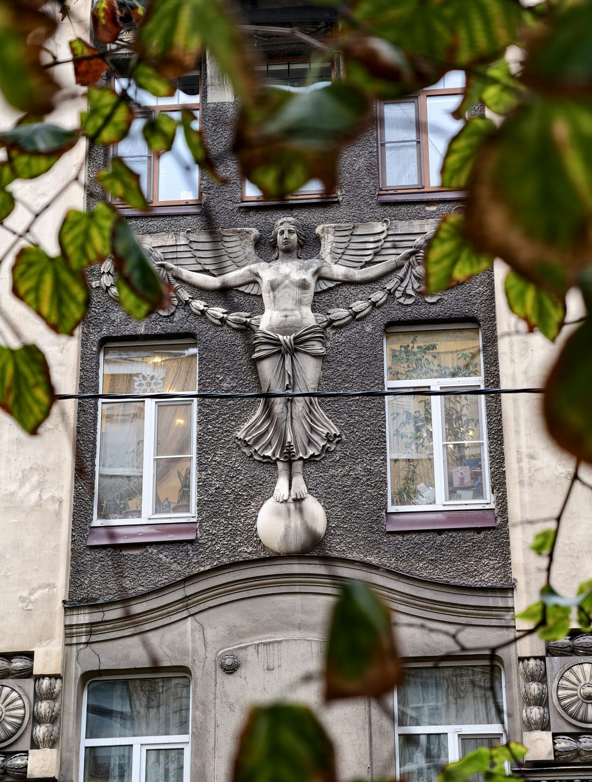 Crimson Stone Angel Relief
