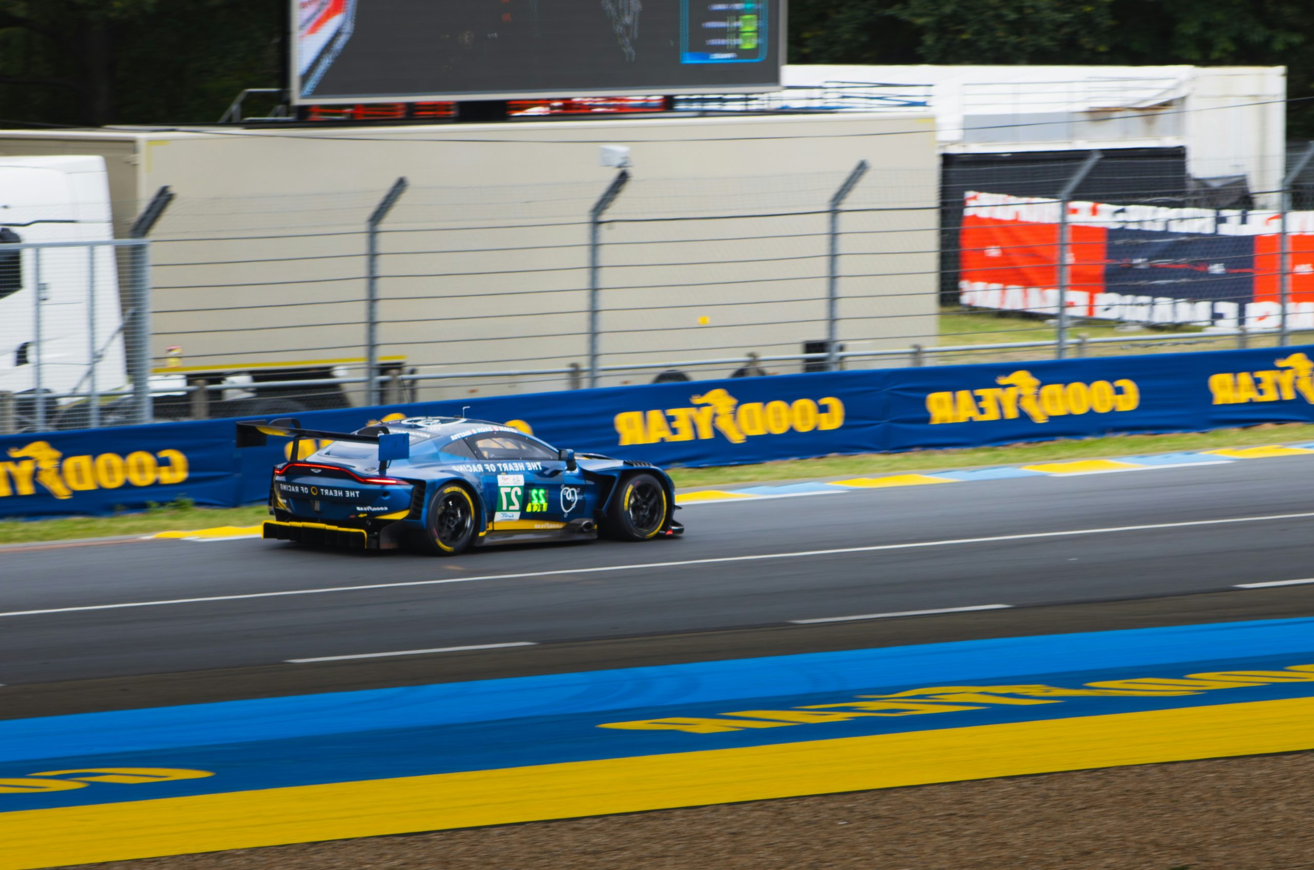 Dawnlit Blue Aston Martin Race