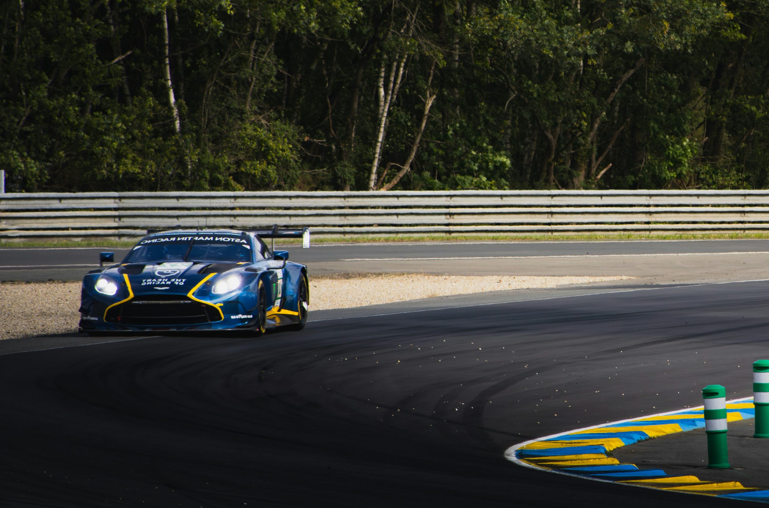 Ethereal Blue Aston Martin Race