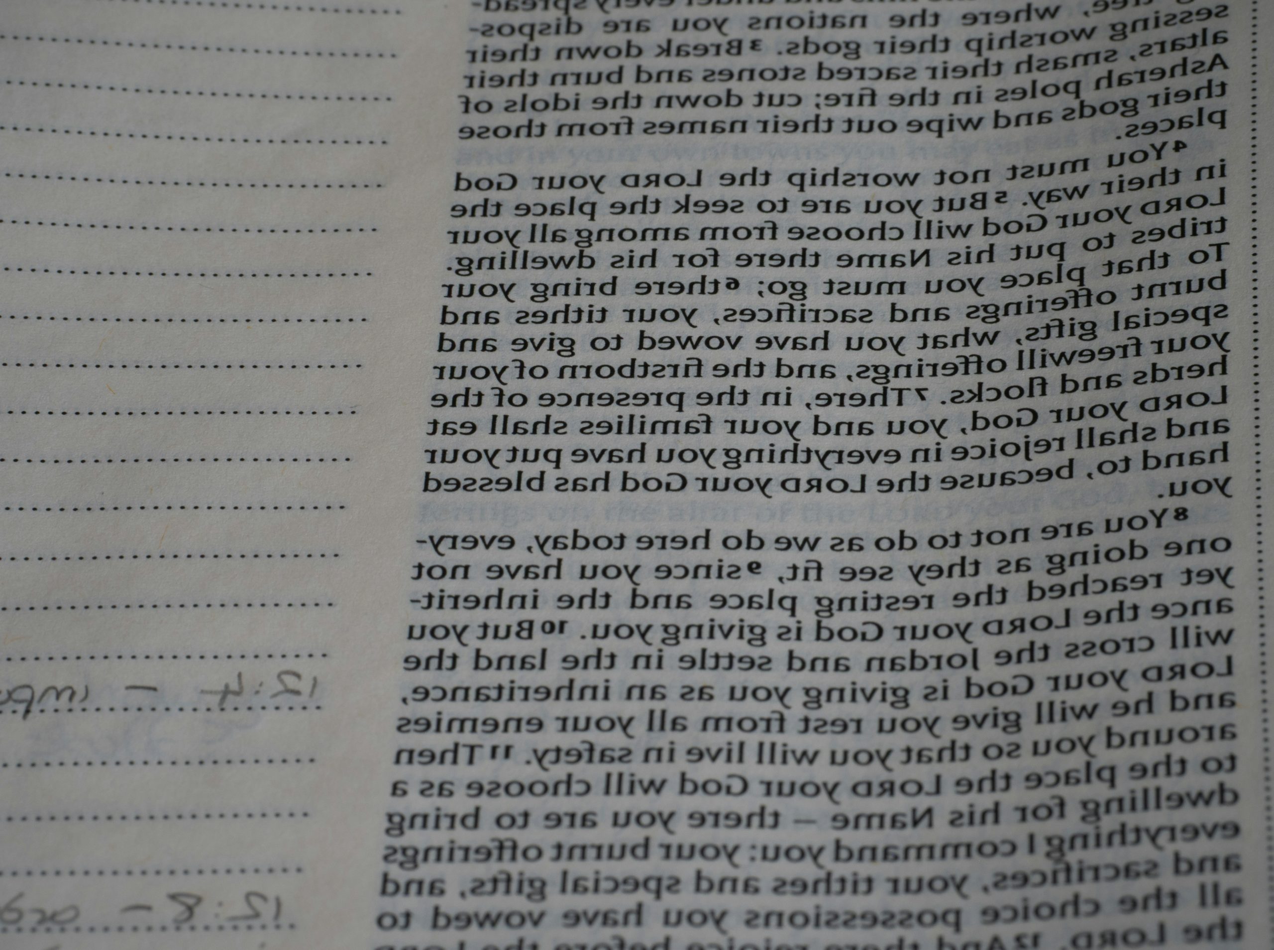 Frosty Printed Text