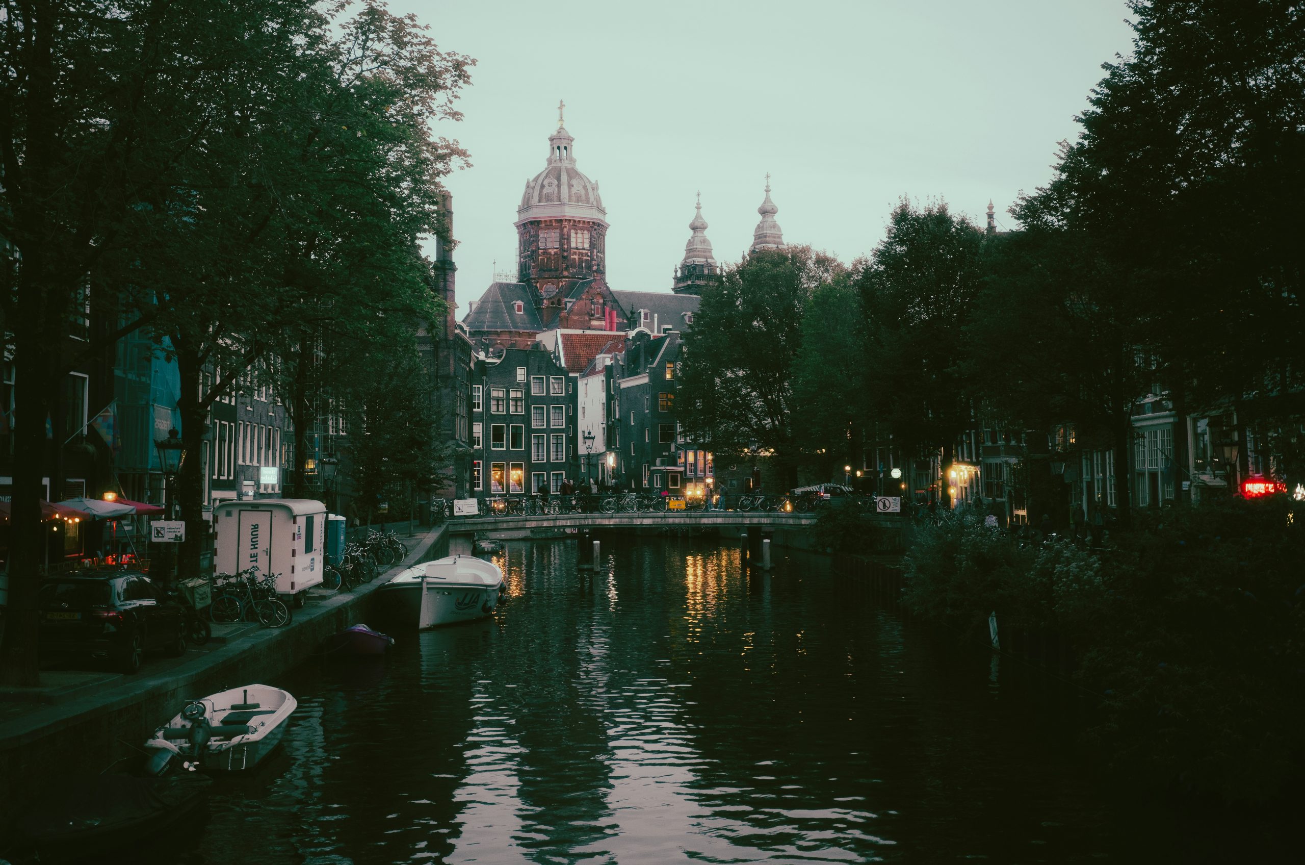 Golden Canal In Amsterdam