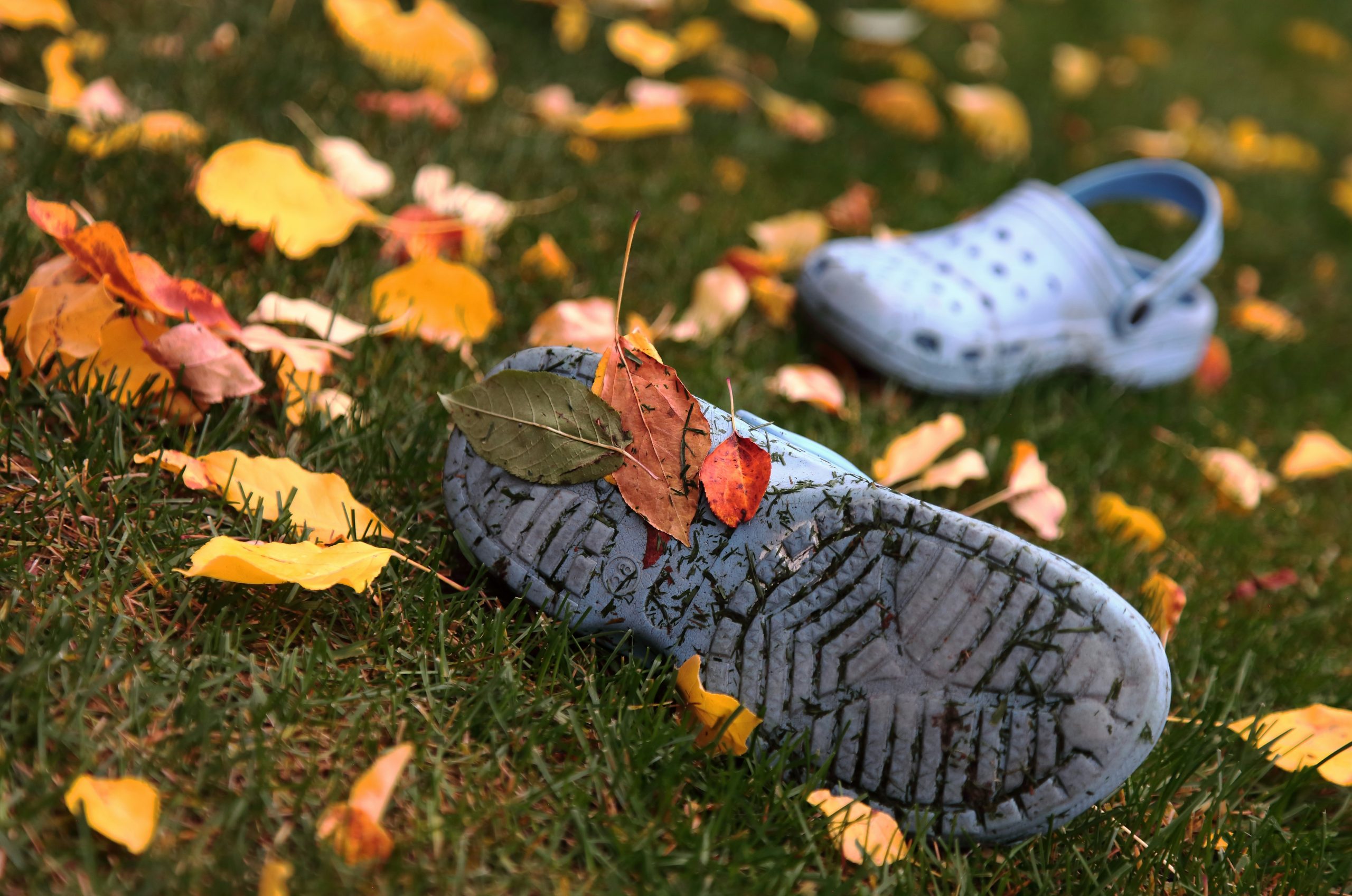 Luminous Two Light Blue Clogs