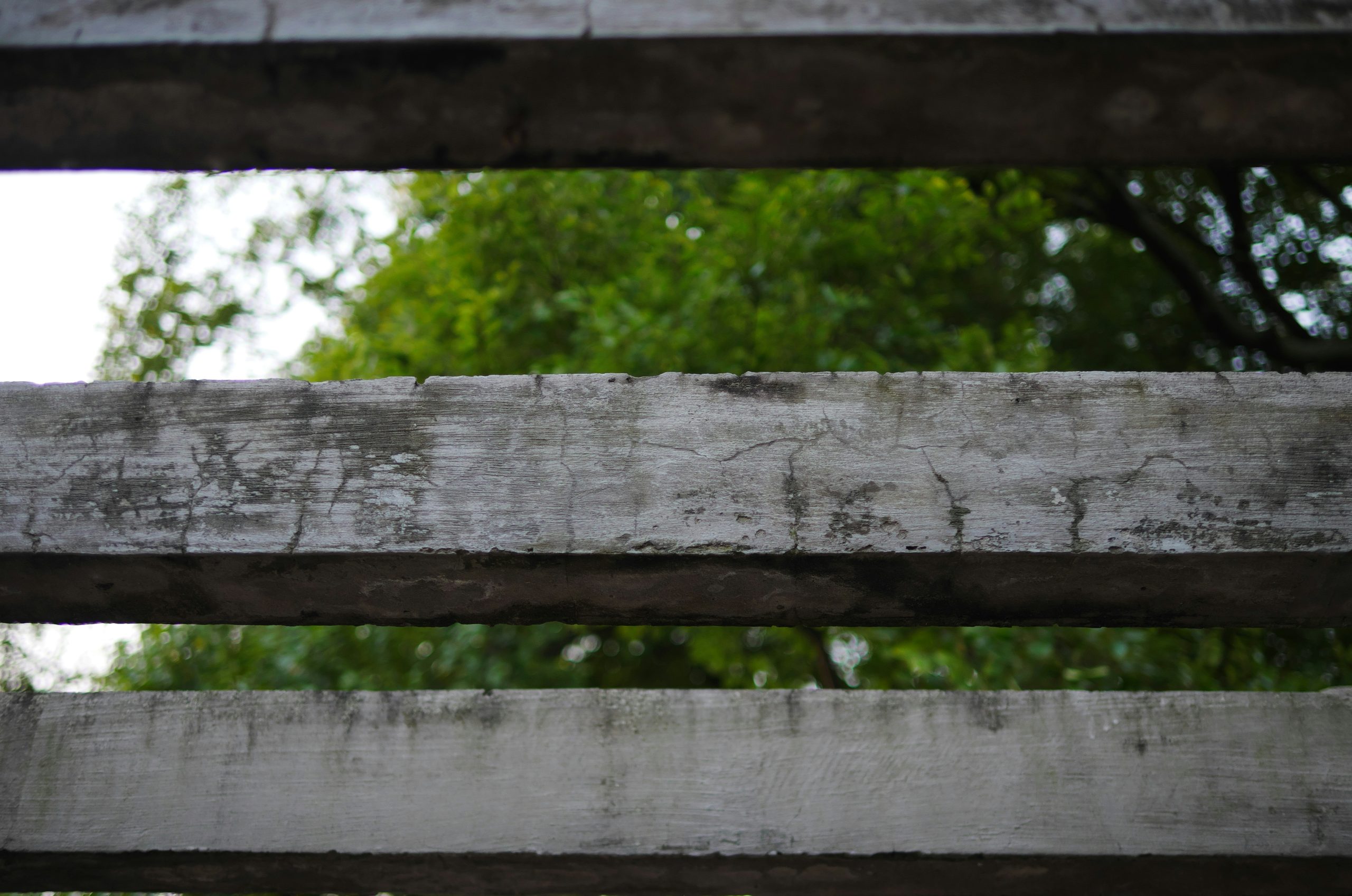 Majestic Horizontal Weathered Concrete Beams