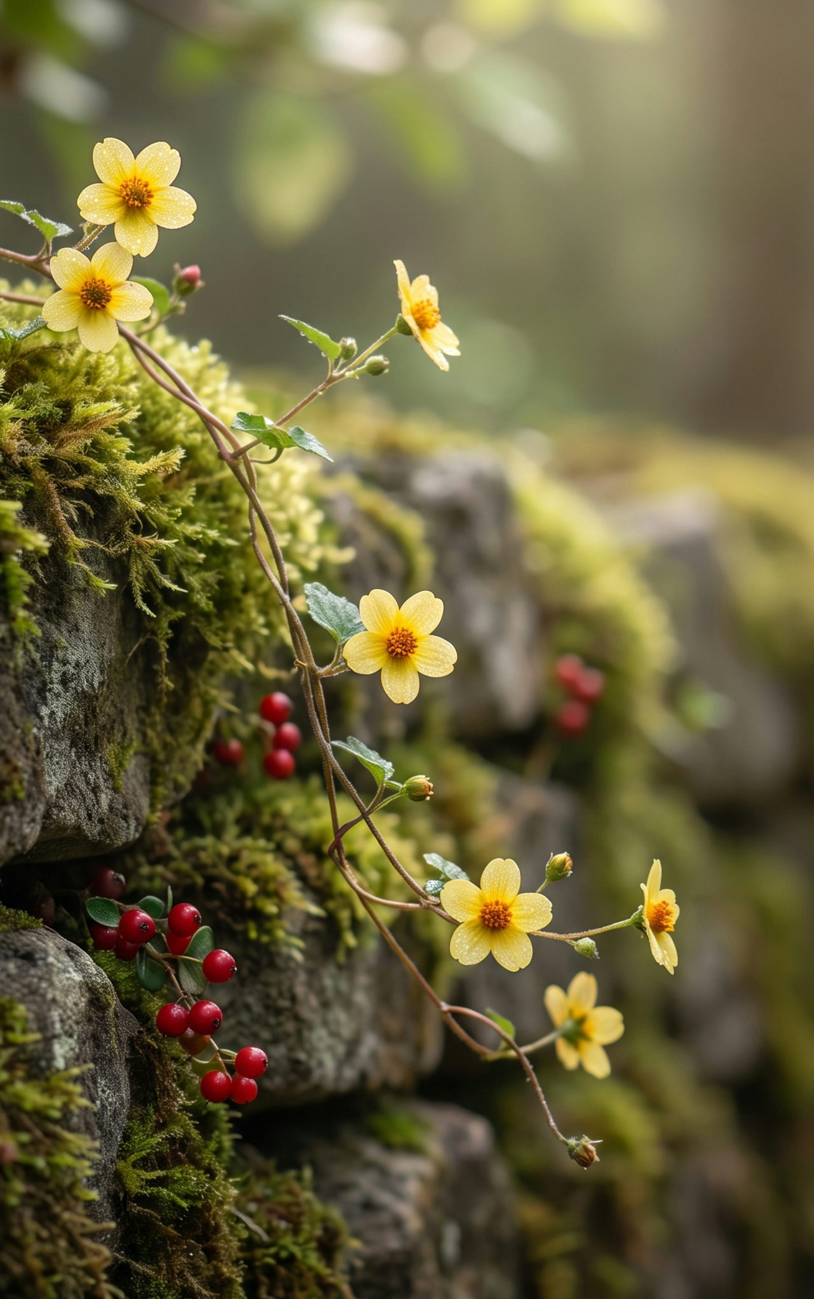 Mystic Yellow Flowers