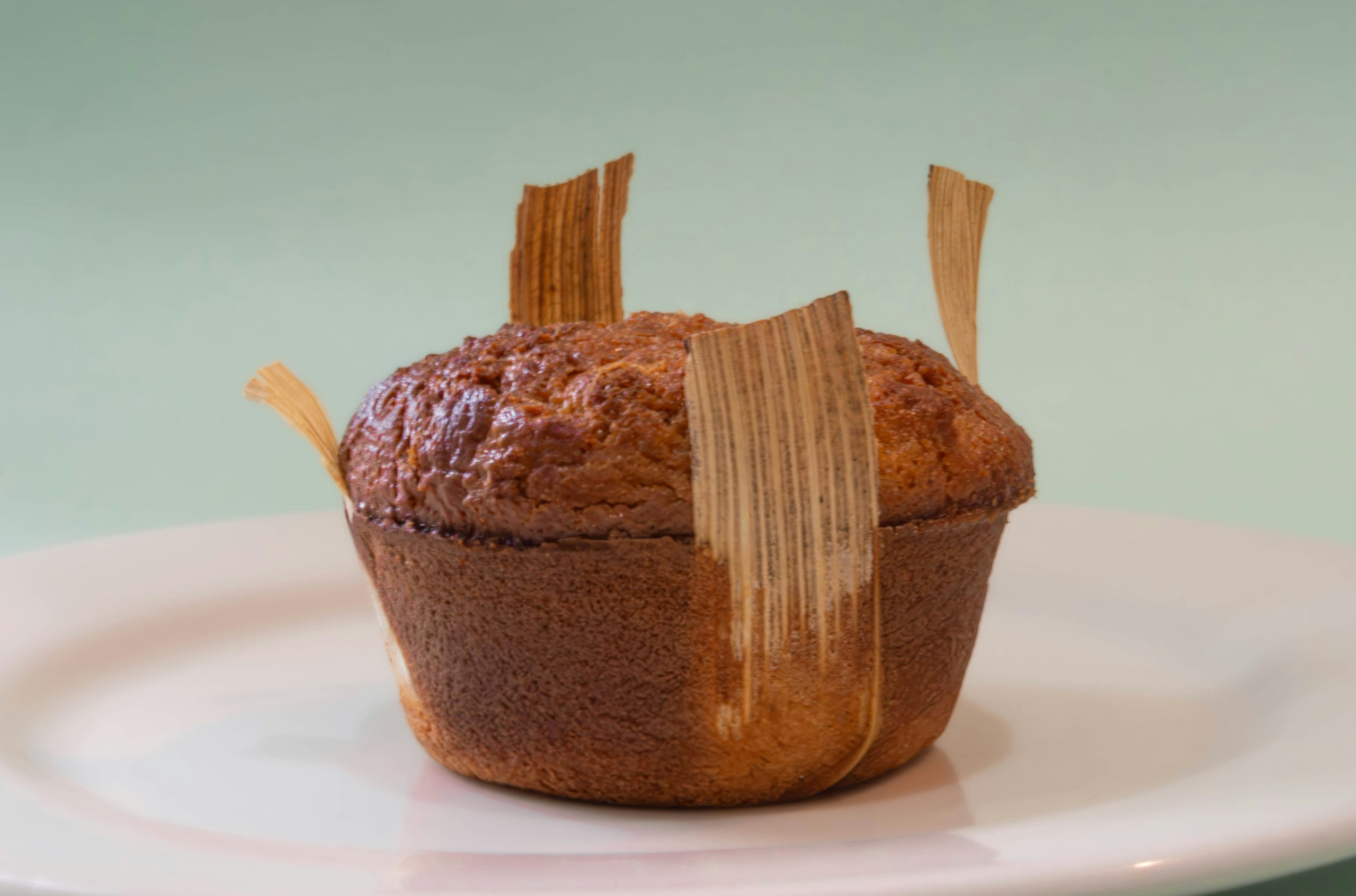 Opaline Golden Brown Corn Muffin