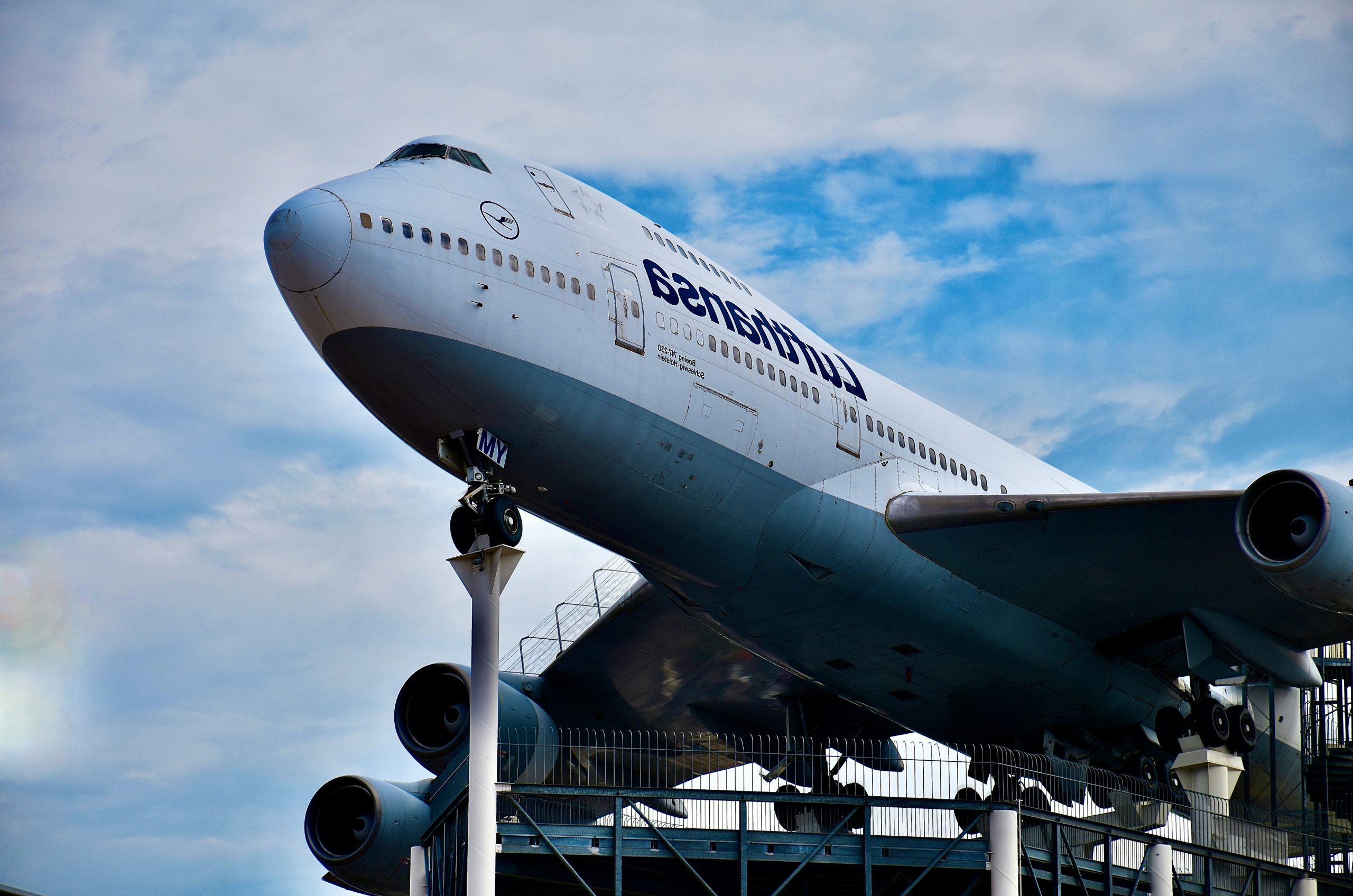 Opaline Lufthansa Boeing 747 Airplane