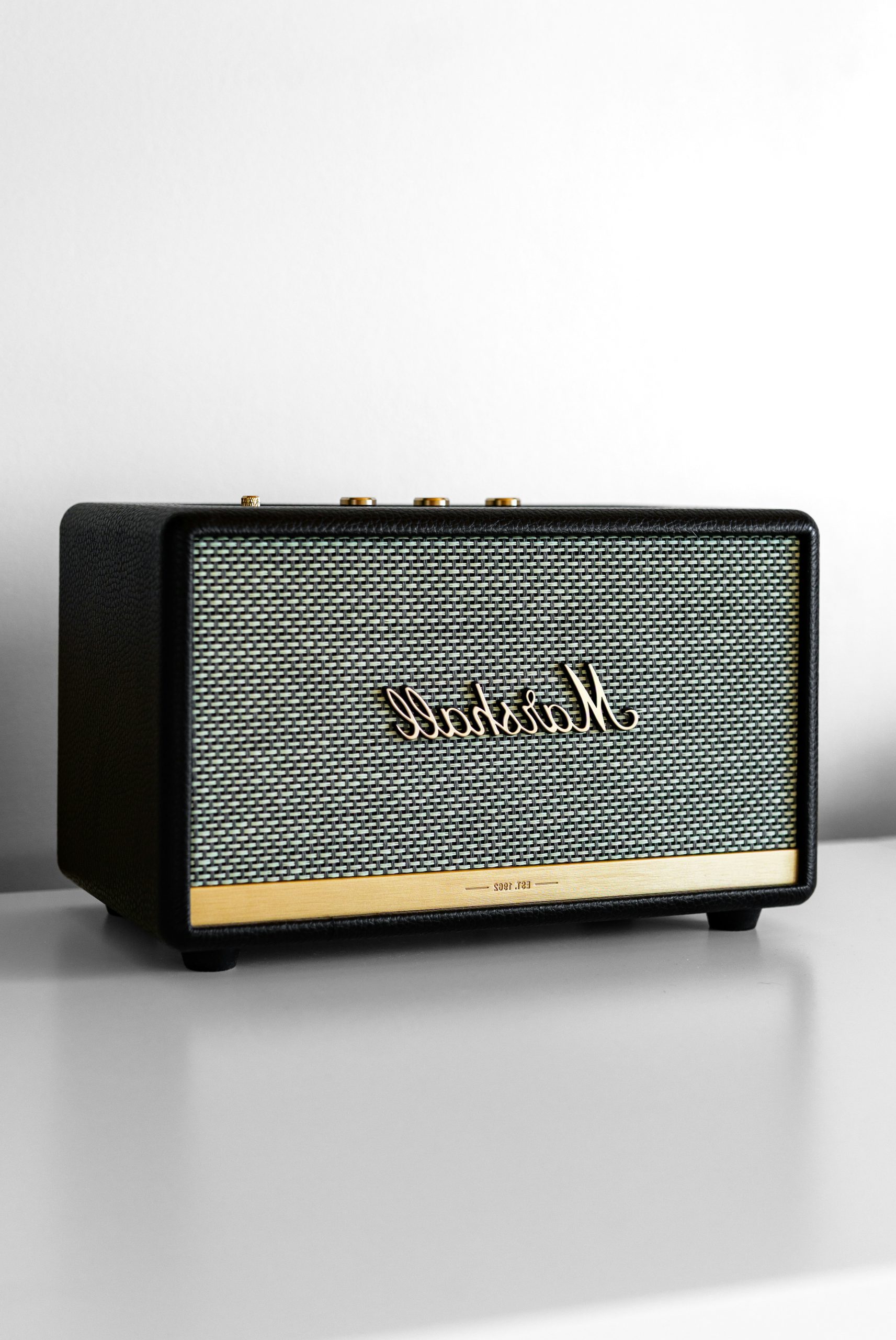 Radiant Black Marshall Bluetooth Speaker