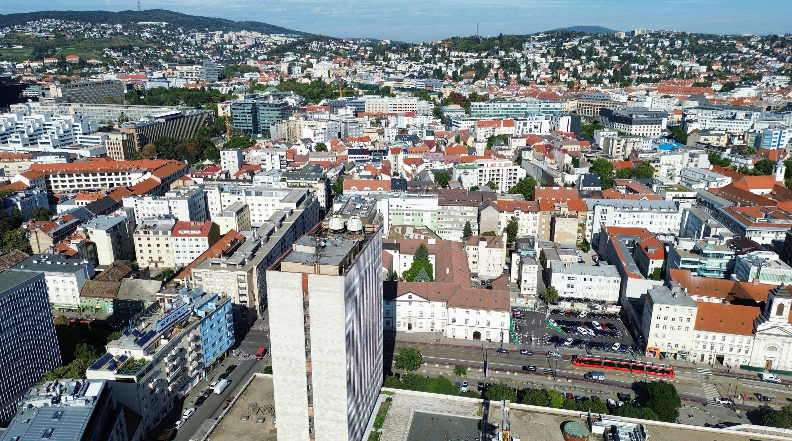 Smoldering Aerial View