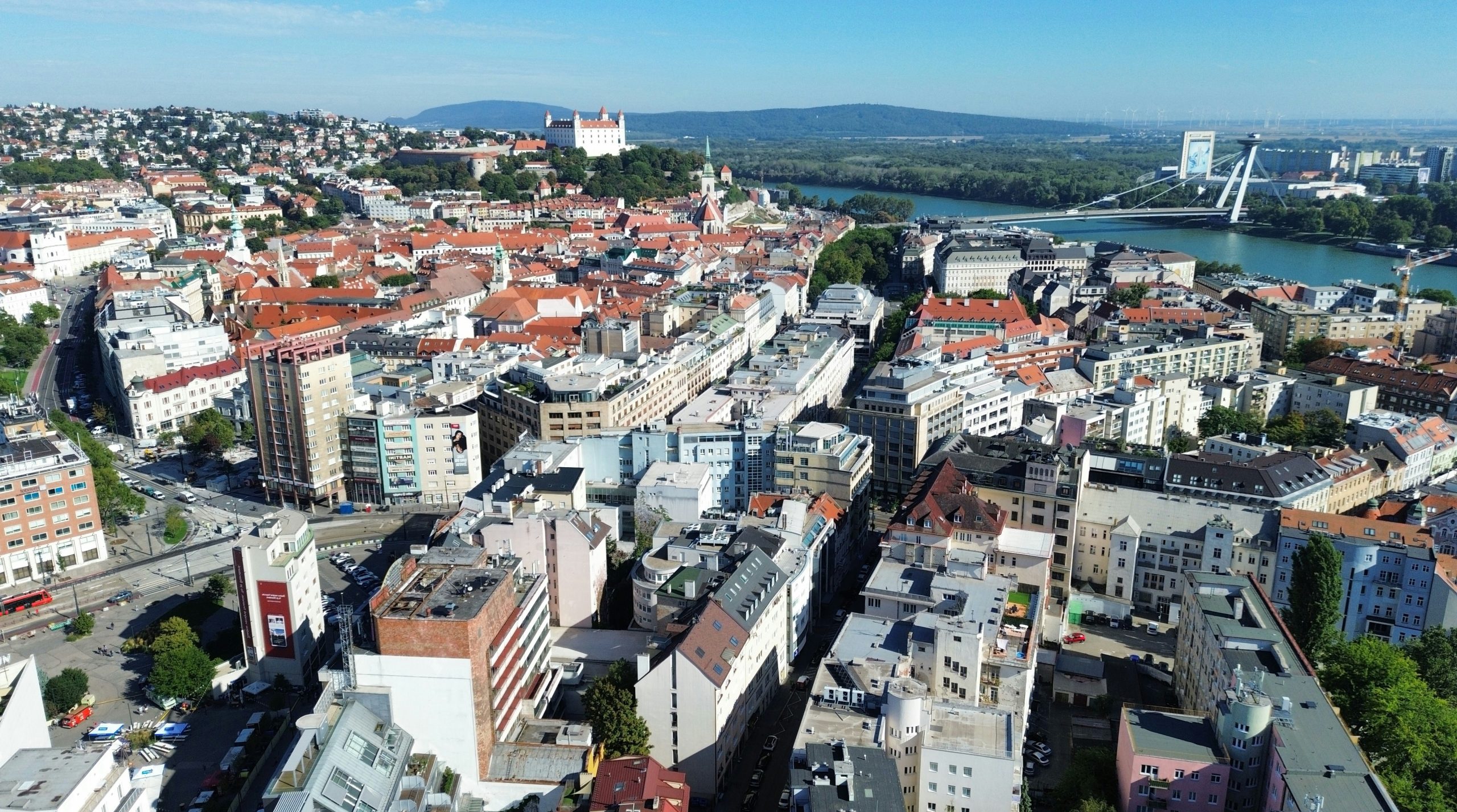 Sunlit Aerial View