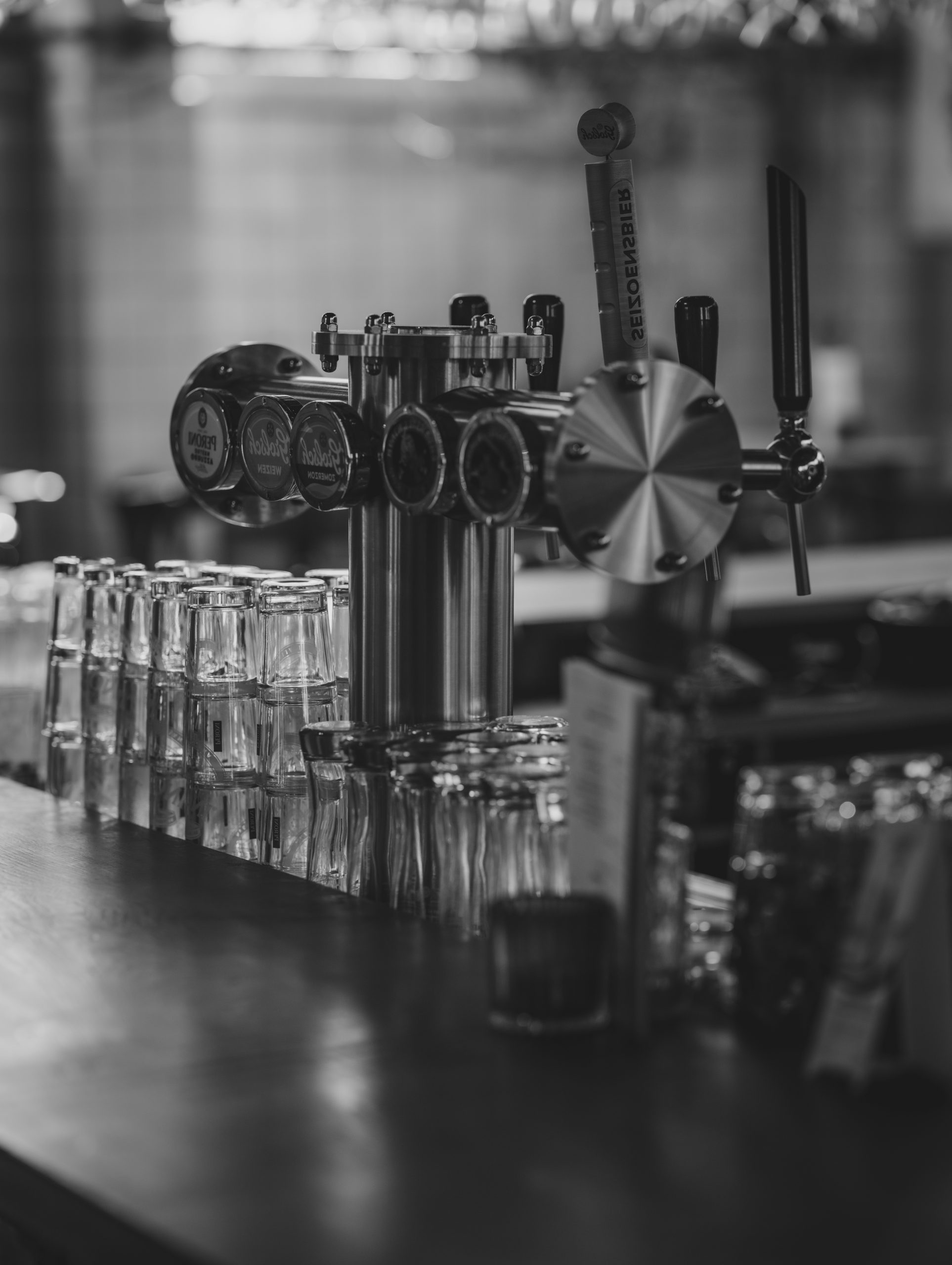 Sunlit Stainless Steel Beer Tap