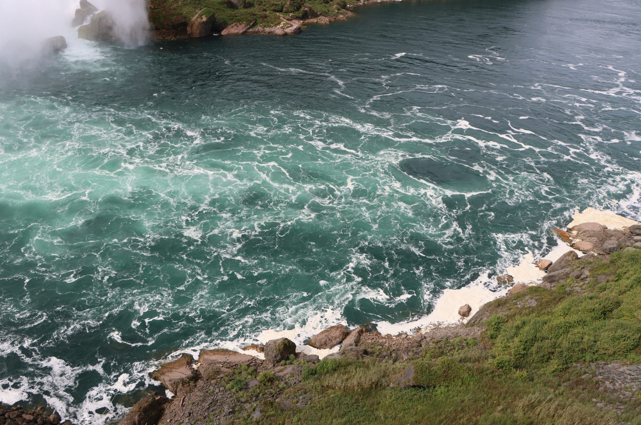 Untamed Churning Turquoise Water