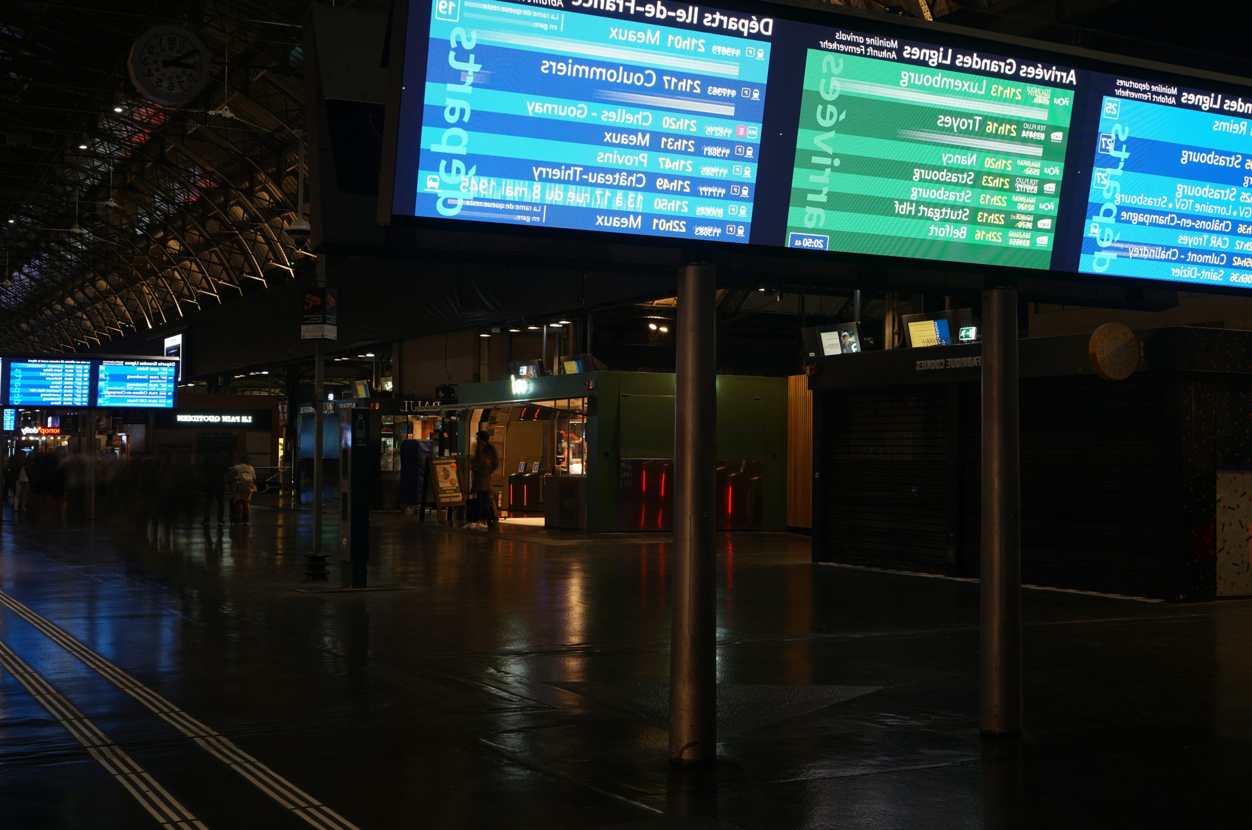 Untamed Digital Train Departure Board