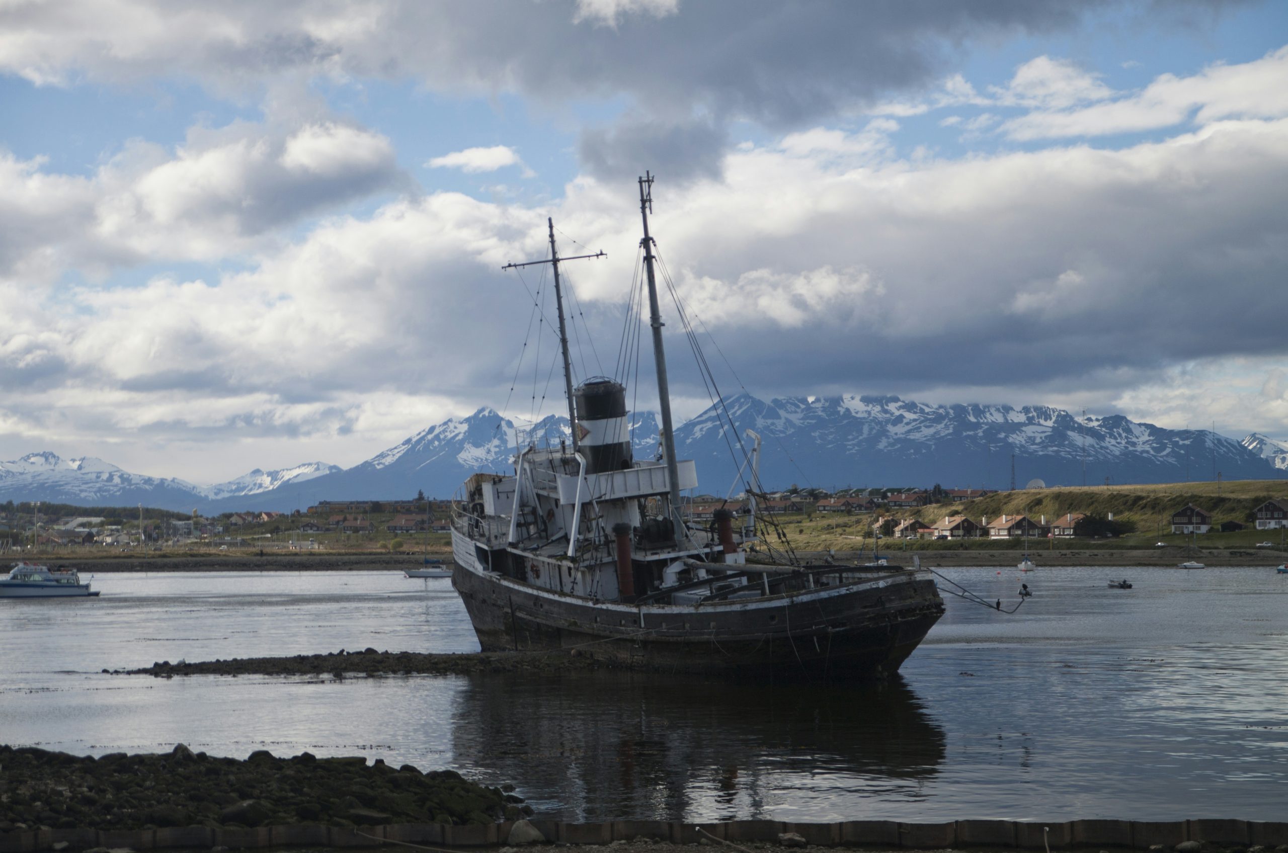 Untamed Old Shipwrecked Boat