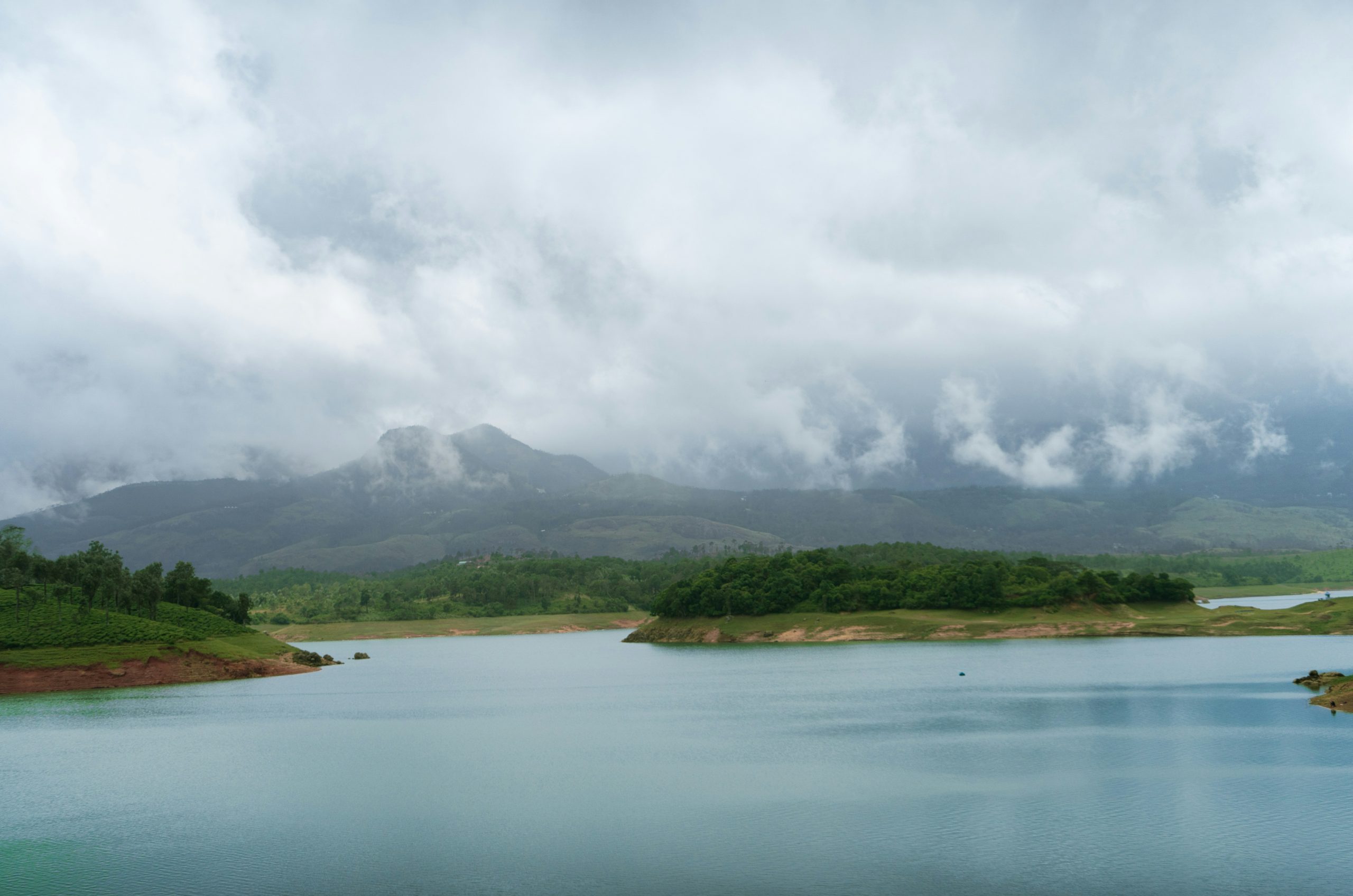 Velvet Calm Lake Surrounded