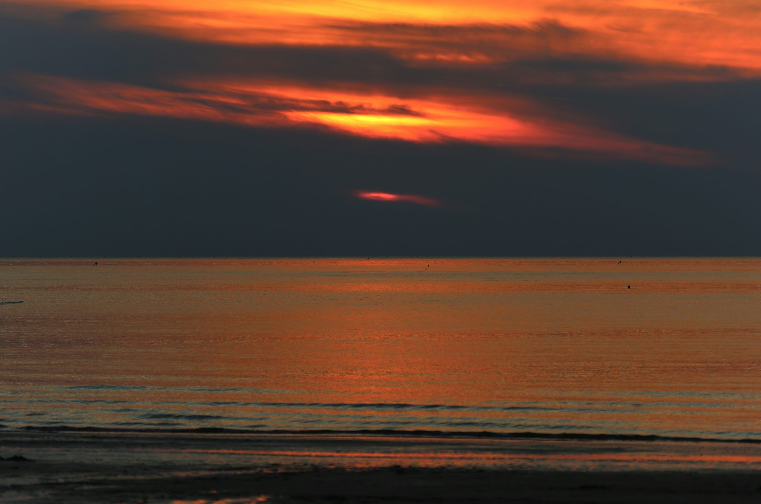Vivid Low Sun Casting Orange