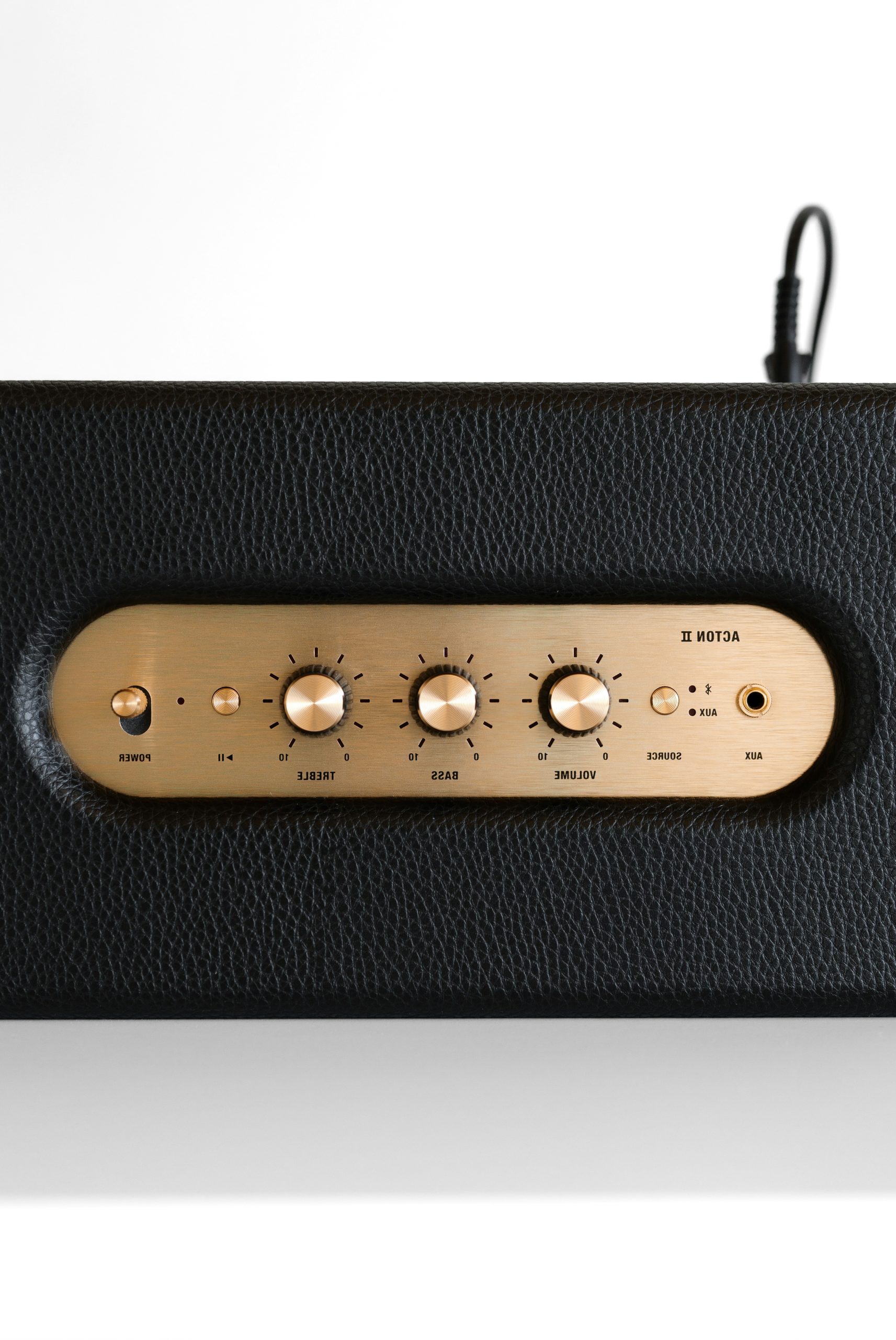Whispered Black Leather Speaker
